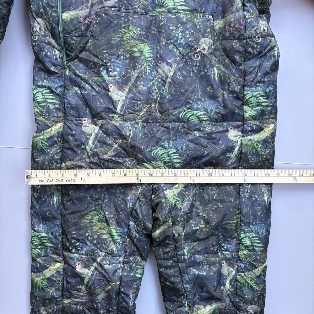 Selk Bag Recycled Wearable Sleeping Bag Rainforest Print Adult Small Camping